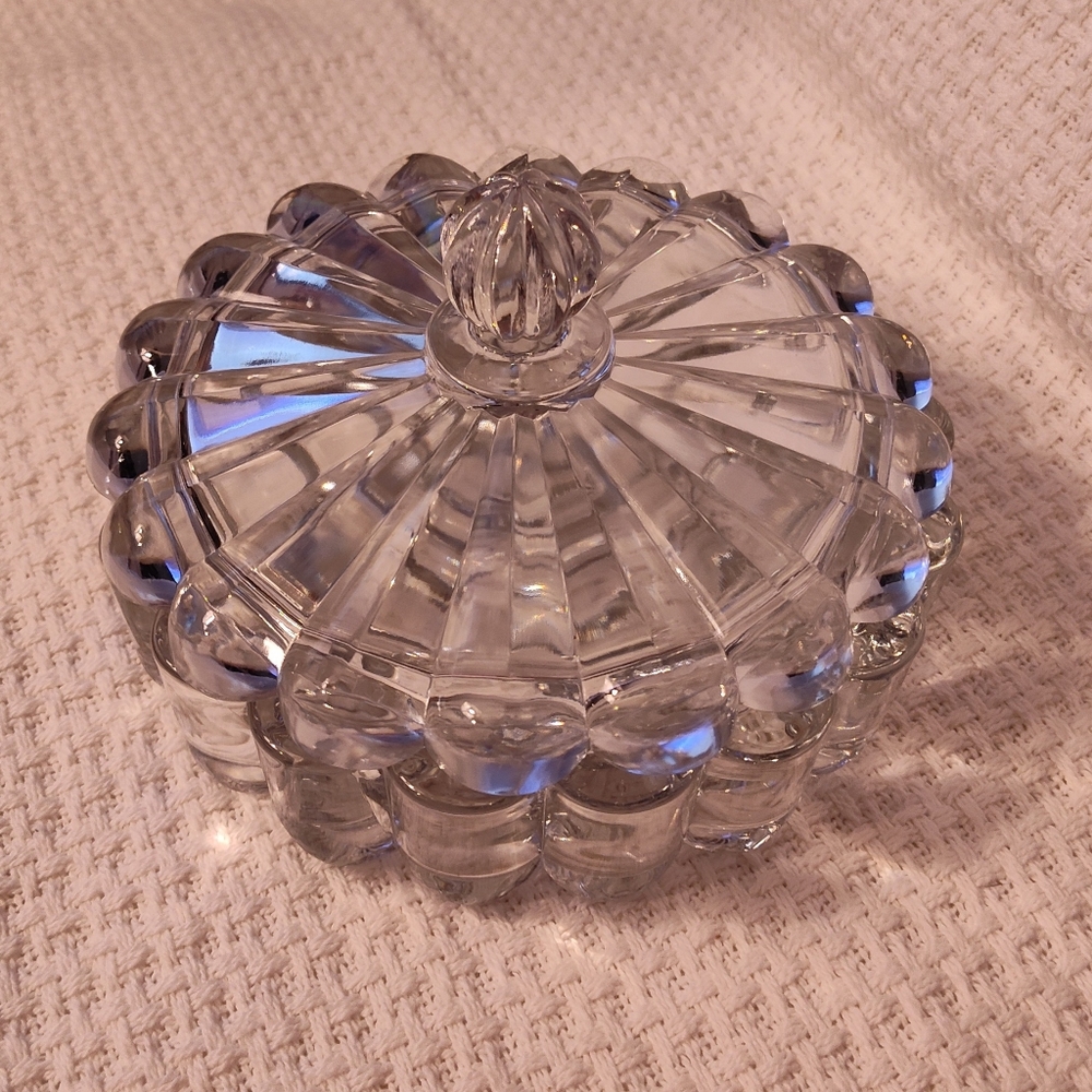 Vintage Heisey Crystolite Relish/Candy Dish